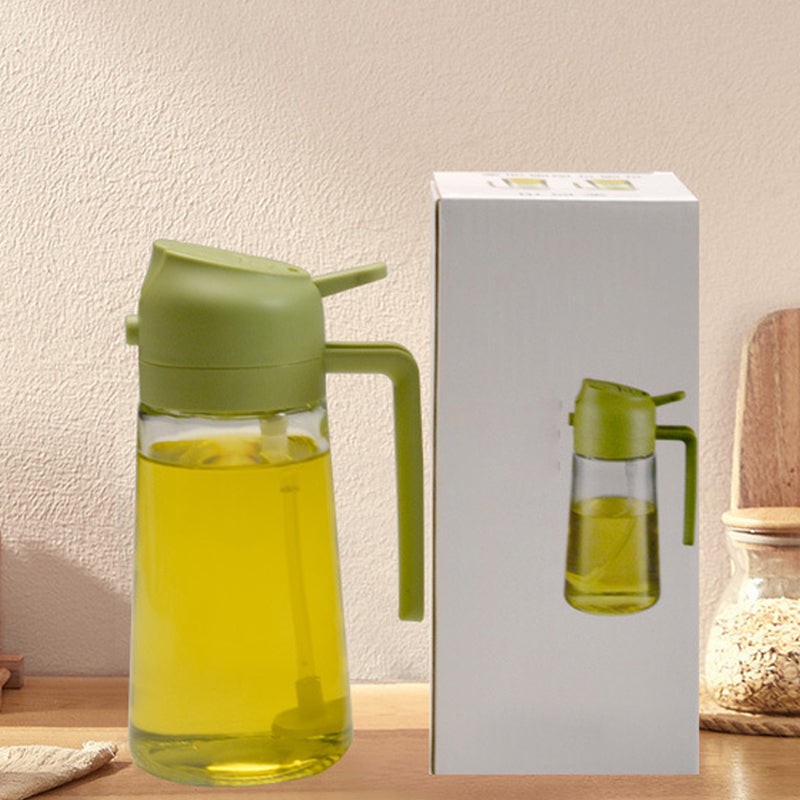 BPA-Free Glass Precision Oil Sprayer & Dispenser (470 ml)