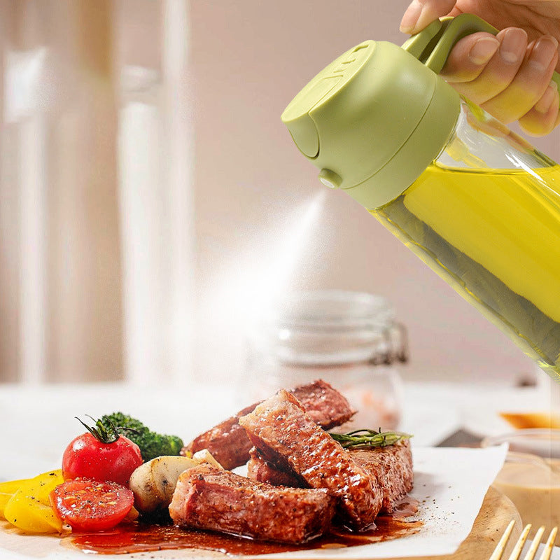 BPA-Free Glass Precision Oil Sprayer & Dispenser (470 ml)