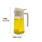 BPA-Free Glass Precision Oil Sprayer & Dispenser (470 ml)