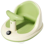 Baby Bath Seat Breathable Mesh Suction Base Wireless Thermometer