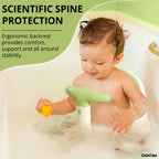 Baby Bath Seat Breathable Mesh Suction Base Wireless Thermometer