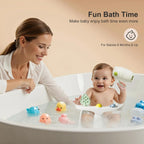 Baby Bath Seat Suction Cup Base & Temperature Display