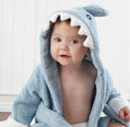 Baby Bathrobe Hooded Animal 100% Cotton