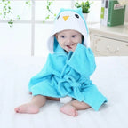 Baby Bathrobe Hooded Animal 100% Cotton