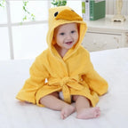 Baby Bathrobe Hooded Animal 100% Cotton
