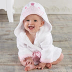 Baby Bathrobe Hooded Animal 100% Cotton