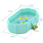 Baby Bathtub Collapsible Inflatable Edge Anti-Slip Base