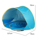 Baby Beach Tent Pop-Up & Built-In Pool UV50 Protection