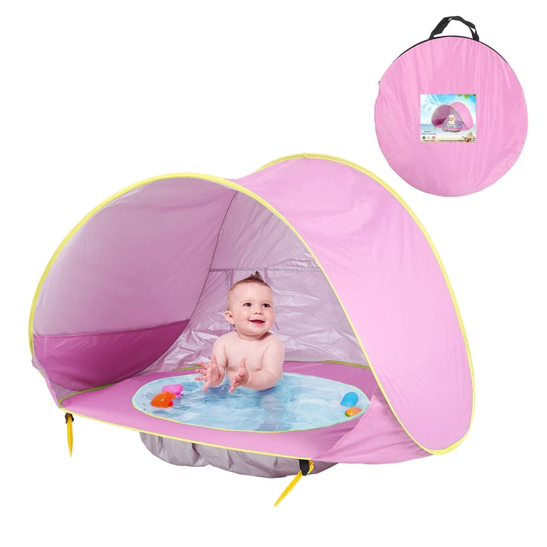 Baby Beach Tent Pop-Up & Built-In Pool UV50 Protection