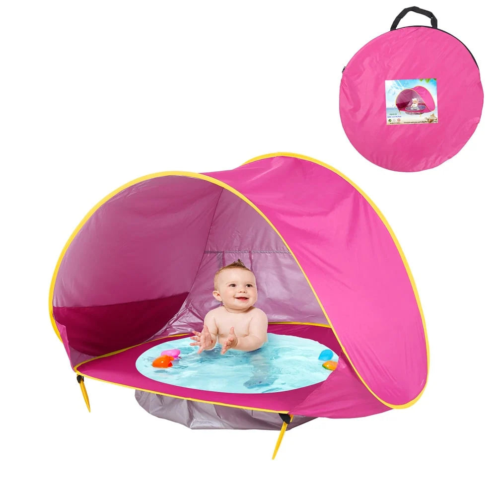 Baby Beach Tent Pop-Up & Built-In Pool UV50 Protection