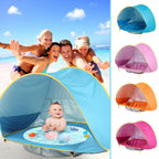 Baby Beach Tent Pop-Up & Built-In Pool UV50 Protection