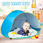 Baby Beach Tent UPF 50 Pop-Up & Splash Pool