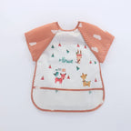 Baby Bib Long-Sleeve Waterproof Adjustable Tie Closure