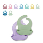 Baby Bib Waterproof Silicone Adjustable Closure Animal Print