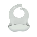 Baby Bib Waterproof Silicone Adjustable Closure Animal Print