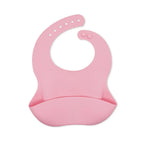 Baby Bib Waterproof Silicone Adjustable Closure Animal Print