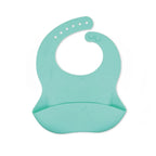 Baby Bib Waterproof Silicone Adjustable Closure Animal Print
