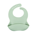 Baby Bib Waterproof Silicone Adjustable Closure Animal Print
