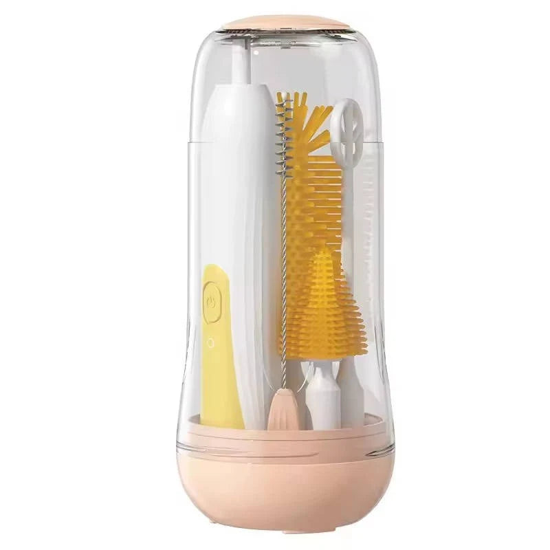Baby Bottle Brush Electric Rotating Food Grade Silicone Waterproof