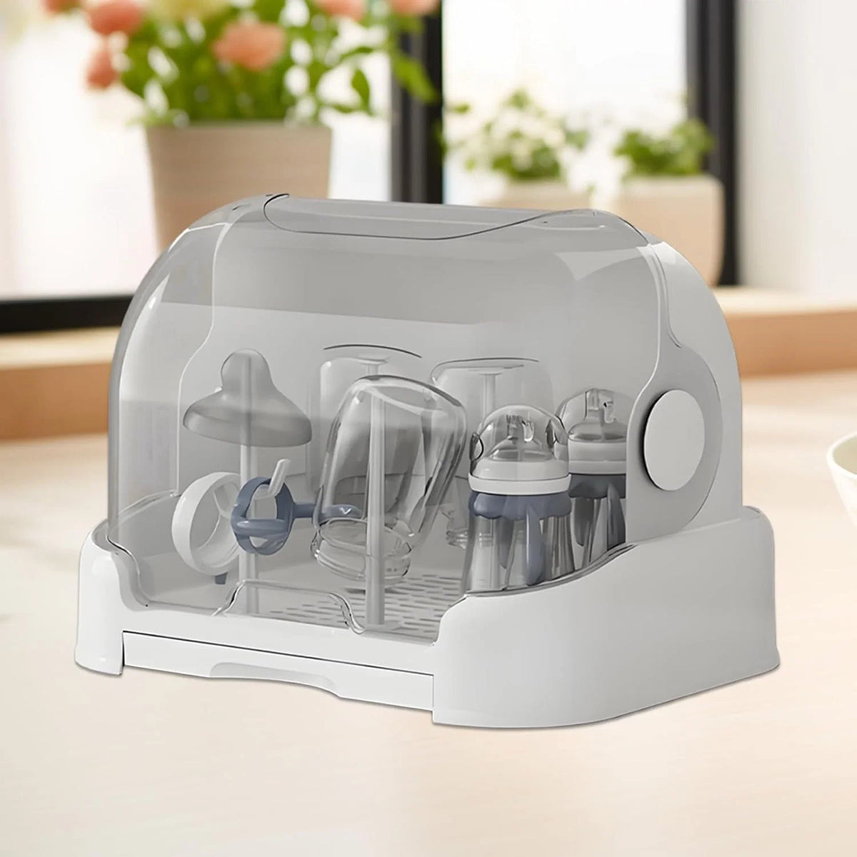 Baby Bottle Dryer Foldable Removable Drain Tray