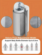 Baby Bottle Warmer Portable Rechargeable Digital Display Adjustable Temp