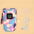 Baby Bottle Warmer USB-Powered Insulated Fabric & 3 Heat Settings