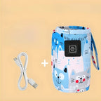 Baby Bottle Warmer USB-Powered Insulated Fabric & 3 Heat Settings