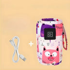 Baby Bottle Warmer USB-Powered Insulated Fabric & 3 Heat Settings