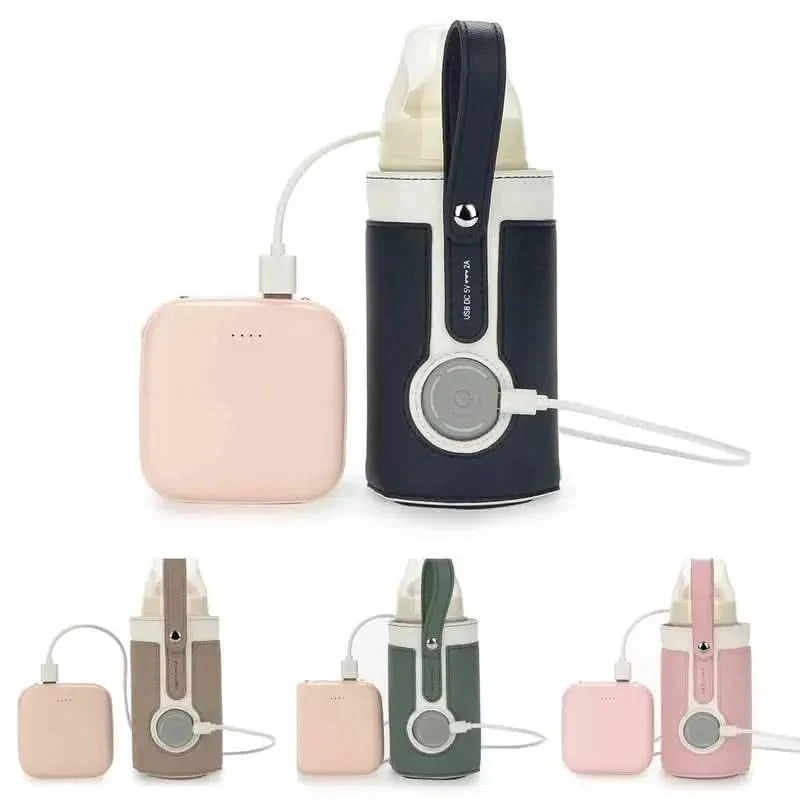 Baby Bottle Warmer USB Rechargeable Three Heat Settings