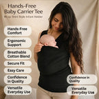 Baby Carrier Shirt Pullover Pouch Breathable Cotton Blend