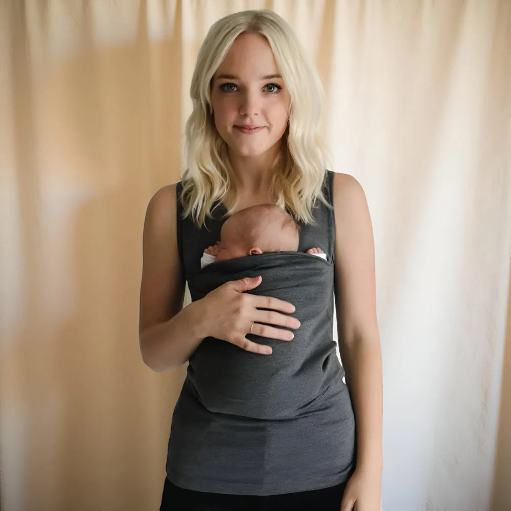 Baby Carrier Shirt Pullover Pouch Breathable Cotton Blend