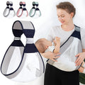 Baby Carrier Wrap Breathable Mesh Padded Straps Adjustable Fit