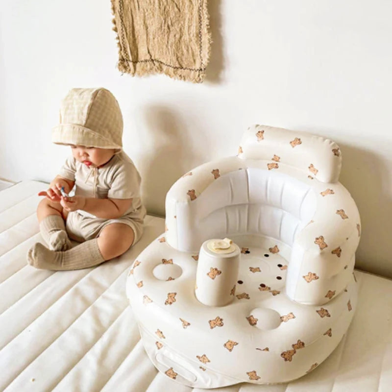 Baby Chair Inflatable Back Support & Built-In Pump