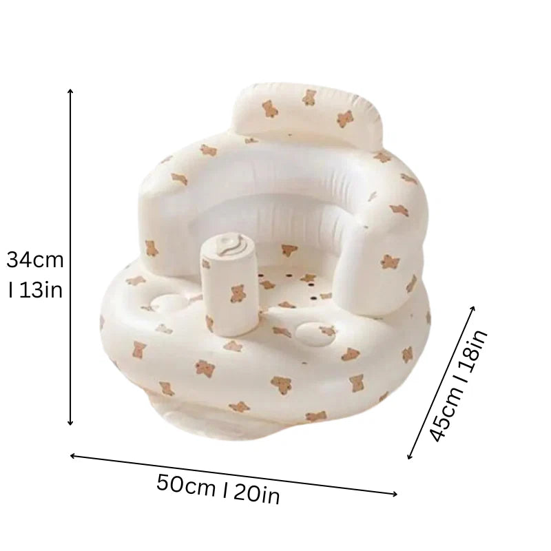 Baby Chair Inflatable Back Support & Built-In Pump