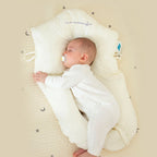 Baby Cuddle Pillow Ergonomic Support Antibacterial Cotton