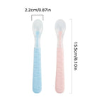 Baby Feeding Spoon Dual-Head Silicone BPA-Free