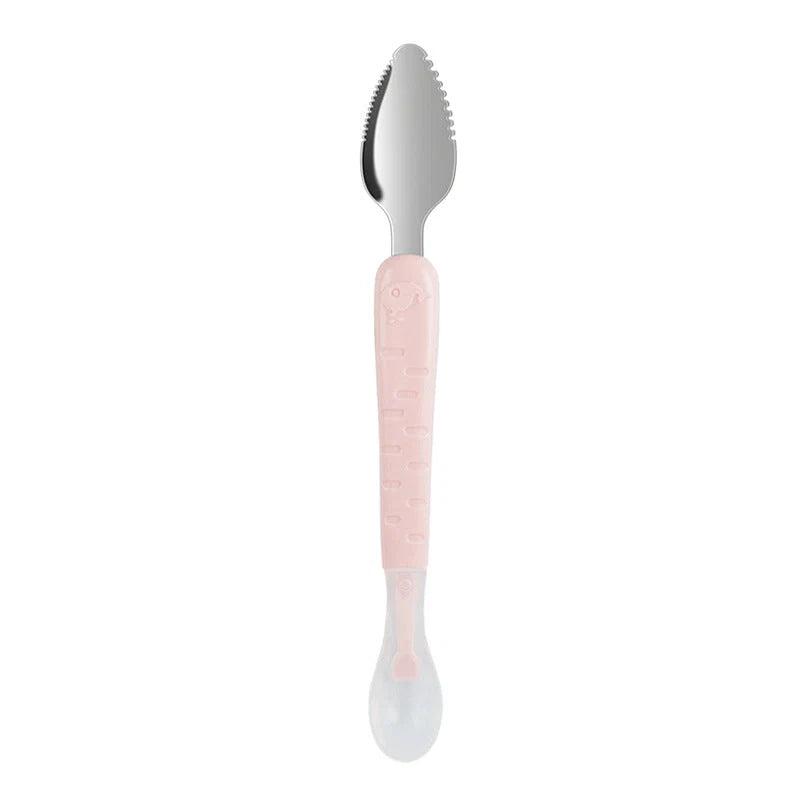 Baby Feeding Spoon Dual-Head Silicone BPA-Free
