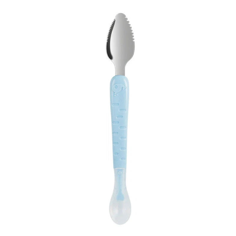 Baby Feeding Spoon Dual-Head Silicone BPA-Free