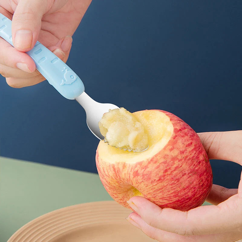 Baby Feeding Spoon Dual-Head Silicone BPA-Free
