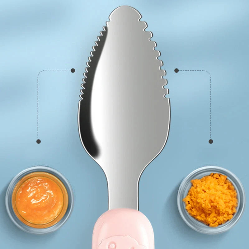 Baby Feeding Spoon Dual-Head Silicone BPA-Free