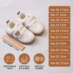 Baby First Walker Shoes Flexible Non-Slip Sole & Adjustable Closure