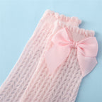 Baby Girl Socks 100% Cotton Large Bow