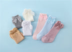 Baby Girl Socks 100% Cotton Large Bow
