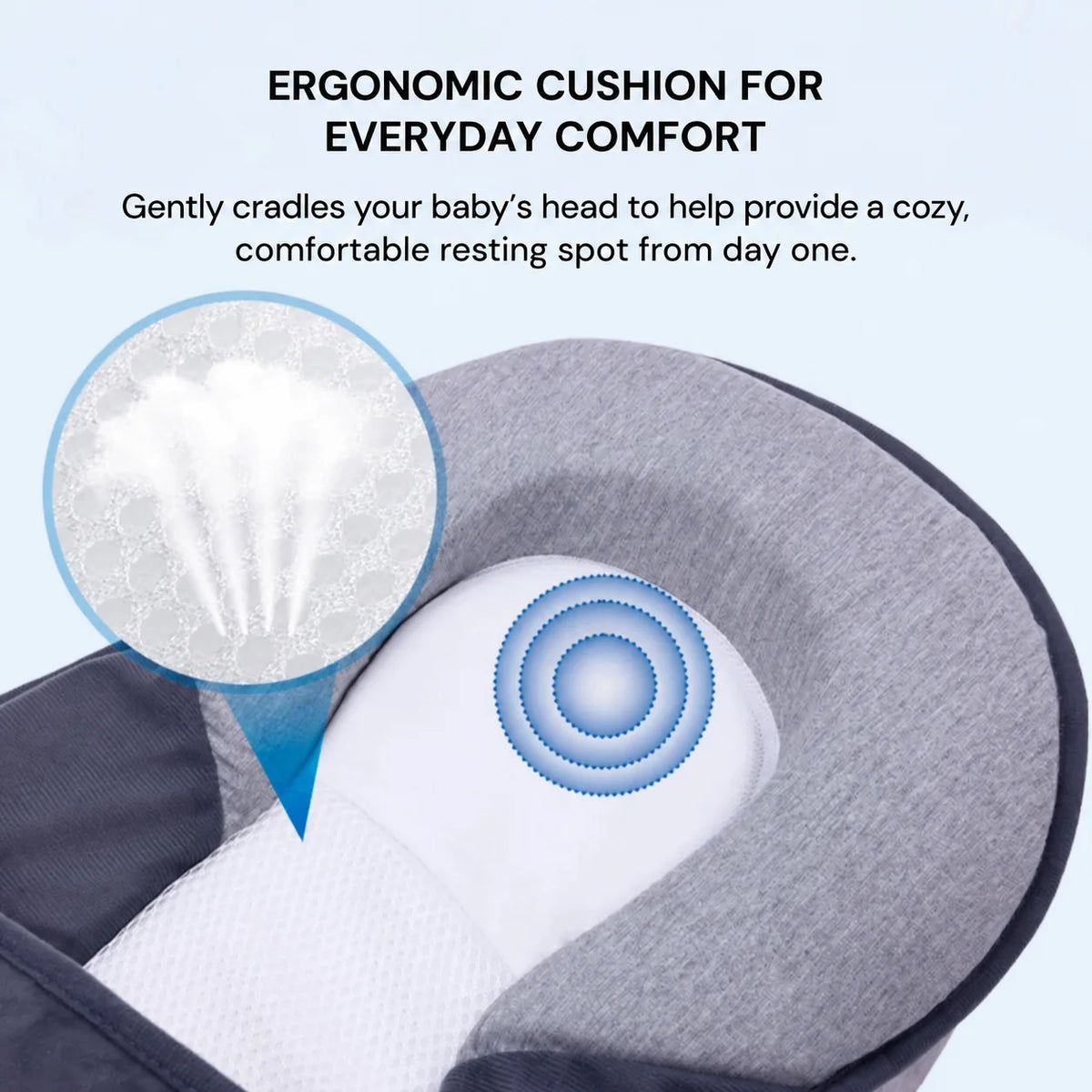 Baby Incline Cushion 15 Degree Adjustable Leg