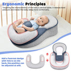 Baby Lounger Anti-Reflux Adjustable Incline Breathable Mesh
