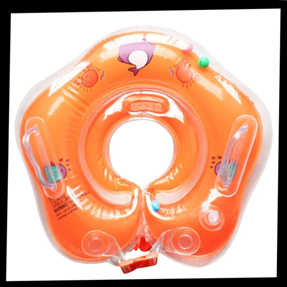 Baby Neck Float Double Air Chambers Leak-Proof Dual Handles