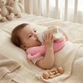 Baby Nursing Pillow Curved Bottle Holder Breathable Mesh