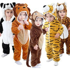 Baby Onesie Romper Soft Fleece Hood With Ears