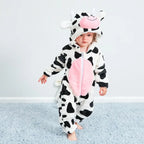 Baby Onesie Romper Soft Fleece Hood With Ears