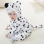 Baby Onesie Romper Soft Fleece Hood With Ears